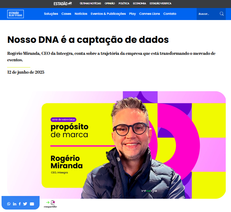 Estadão Blue Studio: Propósito de marca com Rogerio Miranda